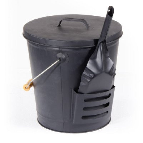 Set secchio e paletta per cenere 17 litri Verdelook Set secchio e paletta per cenere 17 litri Verdelook